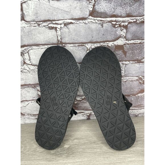 Teva Black Leather Universal Straps Hiking Sandals Women’s Sz 9M US/40EU 1011501 - Picture 9 of 16